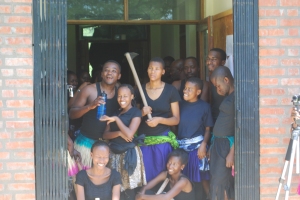 Several students before the opening dance at GLOMUS
